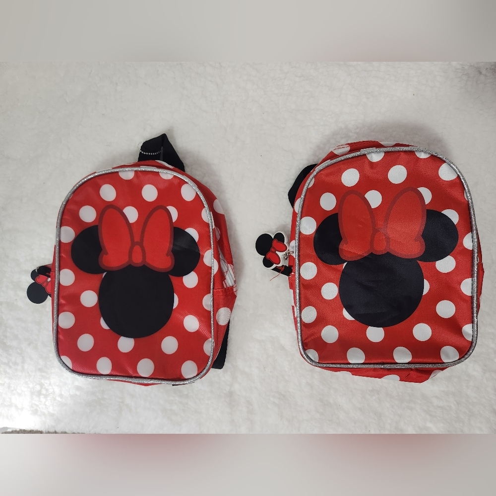 Claire's Red and White Polka Dot Kids Backpack (2pcs)